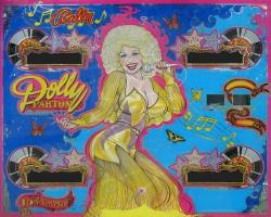 Bally *** Plaque métal décoration Flipper Bally Dolly Parton*** 